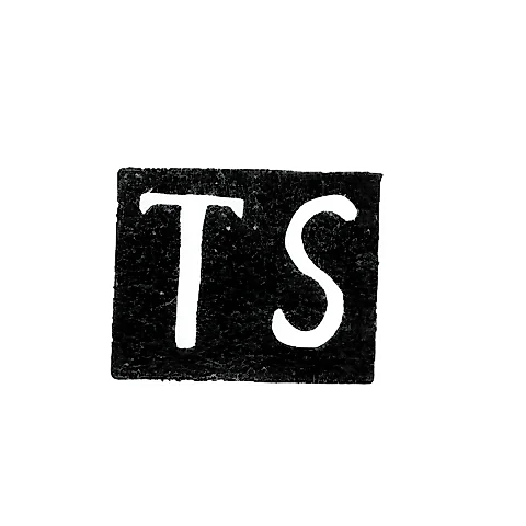 Клеймо мастера Скендзиерский Тадеуш (Skendzierski Tadeusz) - Вильно - инициалы "TS" - 1766-1788 гг.