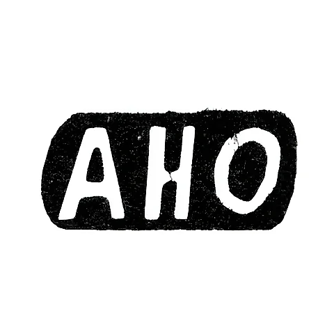 Master's hallmark of Ogorodnikov Alexander Nikolaev - Krasnoe village - initials "ANO" - 1898