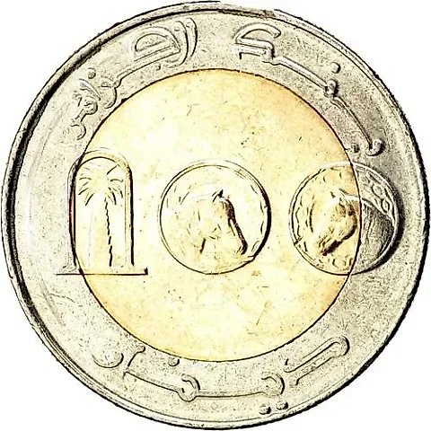 100 Dinars 2010, Regular Strike Algeria [Algeria] — 1