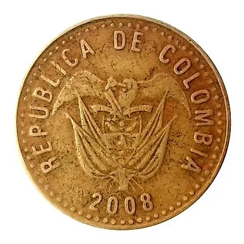 100 песо 2008 [Колумбия] — 1
