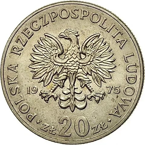 20 злотых 1975, Новотко [Польша] — 1
