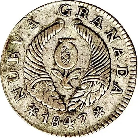 1 Real 1847 [Colombia] — 1