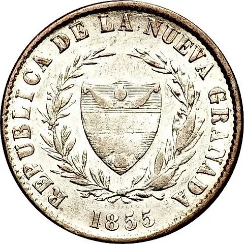 2 Decimos 1853-1858 [Colombia] — 1