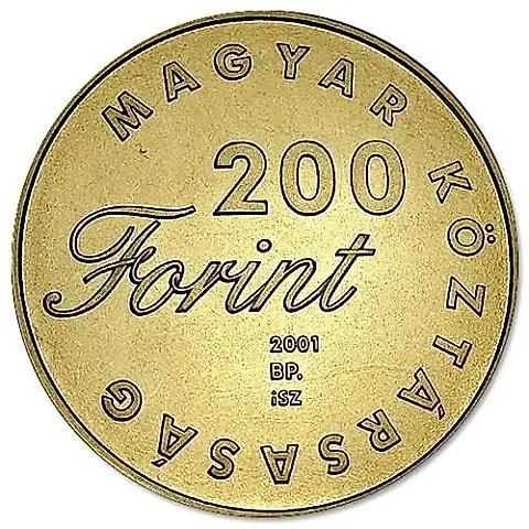 200 форинтов 2001, Детская литература - Янош Арань, "Толди" [Венгрия] — 1