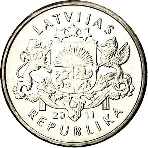 1 Lats 2011, Beer Mug [Latvia] — 1