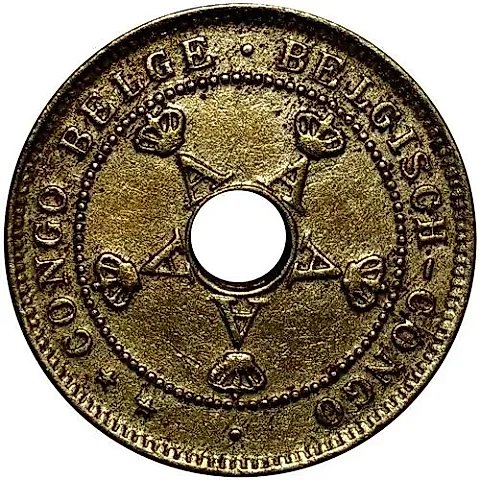 5 Centimes 1919 [Democratic Republic of the Congo / Belgian Congo] — 1