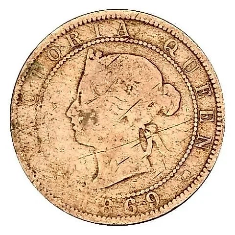 1 пенни 1869 [Ямайка] — 1