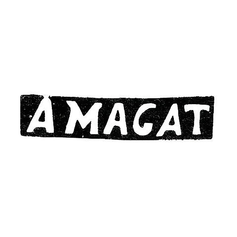 Клеймо мастера Магат А. - Вильно - инициалы "A MAGAT" - 1835-1880 гг.