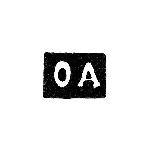 Hallmark of an Unknown Kiev Master - Initials "OA" - 1892