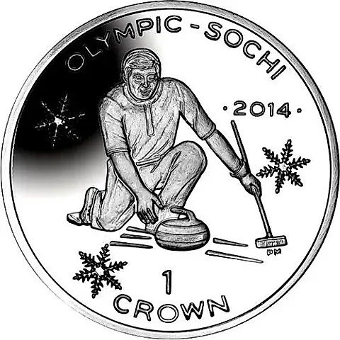 1 Crown 2014, Curling [Isle of Man] — 1