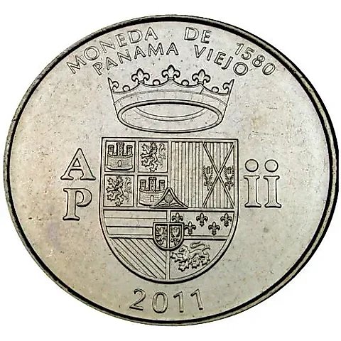 1/2 бальбоа 2011, Панама-Вьехо - Валюта 1580 года [Панама] — 1