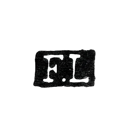 Клеймо мастера Ленквист Фредерик - Ленинград - инициалы "F.L"