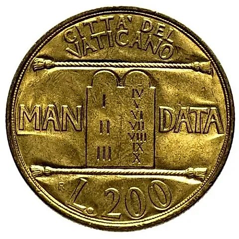 200 Lire 1993 [Vatican] — 2