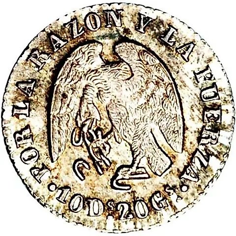 ½ Real 1841-1842 [Chile] — 1