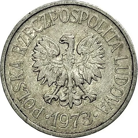 20 Groszy 1973, No Mint Mark [Poland] — 1