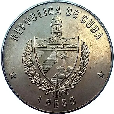 1 Peso 1988, 1986 FIFA World Cup, Mexico [Cuba] — 1