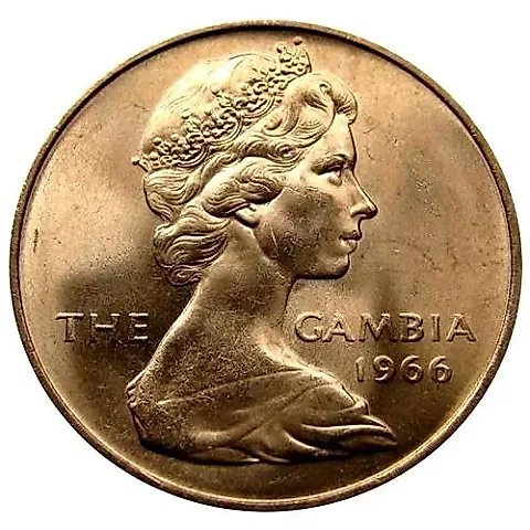 2 шиллинга 1966 [Гамбия] — 1