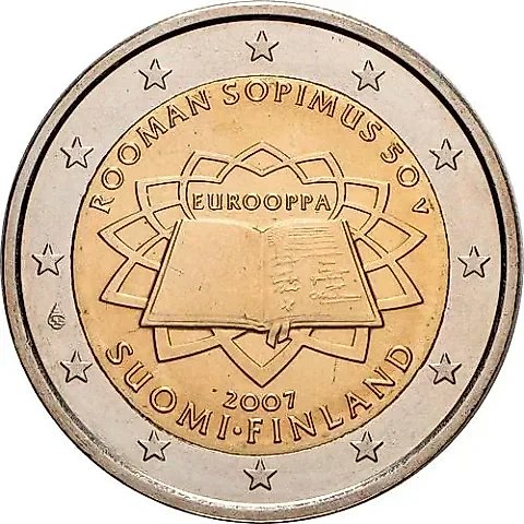 2 евро 2007, 50 лет подписания Римского договора [Финляндия] — 1