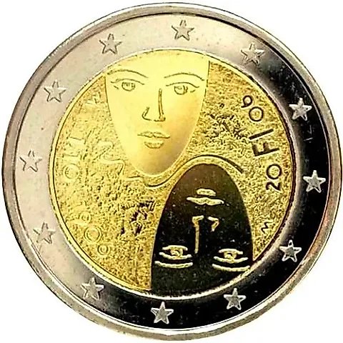 2 евро 2006, 100 лет равного избирательного права в Финляндии [Финляндия] — 1