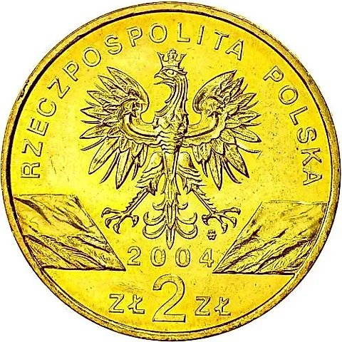 2 злотых 2004, морская свинья [Польша] — 1