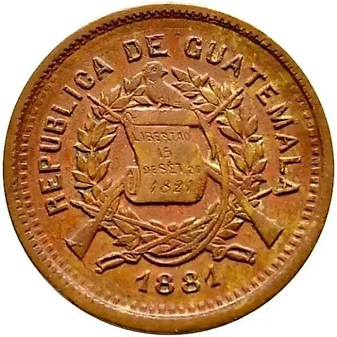 1 сентаво 1881 [Гватемала] — 1