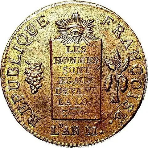 2 Sols 1793, Date: 1793 [France] — 1