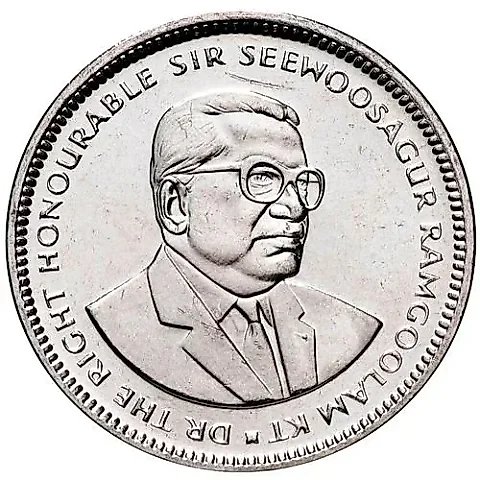 ½ Rupee 1987-2016 [Mauritius] — 1