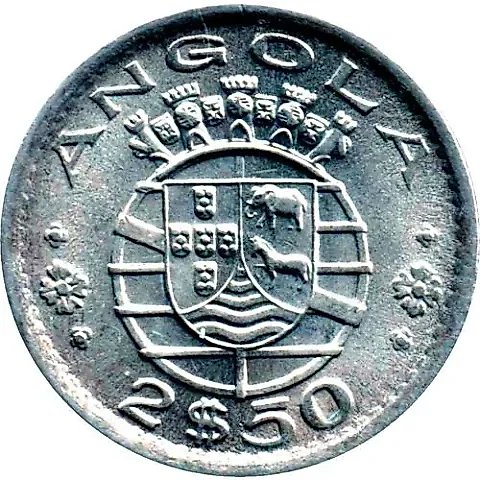 2.5 эскудо 1953-1974 [Ангола] — 1