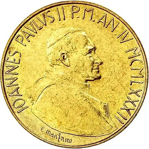 200 Lire 1982 [Vatican] — 1
