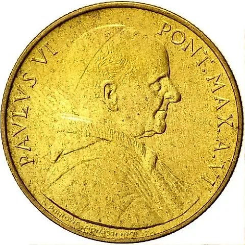 20 лир 1968 [Ватикан] — 1