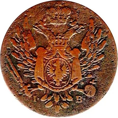 1 грош 1822, IB — 1