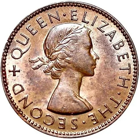 1/2 пенни 1955 [Новая Зеландия] — 1