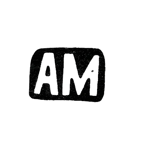 Mark of an Unknown Kiev Master - Initials "AM" - 1896