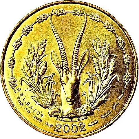 5 франков 2002 [Западная Африка (BCEAO)] — 1