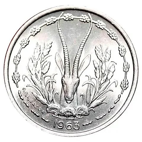 1 Franc 1963 [West Africa (BCEAO)] — 1