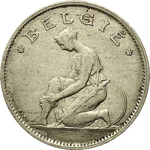 1 Franc 1929, Dutch Inscription - 'BELGIË' [Belgium] — 1