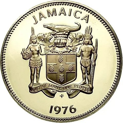 20 Cents 1976 [Jamaica] Proof — 1