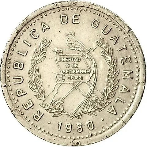 10 Centavos 1980 [Guatemala] — 1