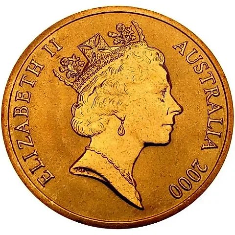 5 Dollars 2000, Archery [Australia] — 1