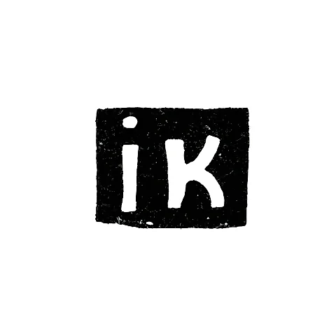 Клеймо мастера Клишин Иоаким - Вологда - инициалы "ik" - 1766-1769 гг.