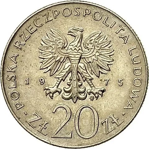 20 злотых 1975, год женщины [Польша] — 1