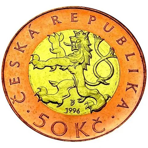 50 крон 1996 [Чехия] — 1