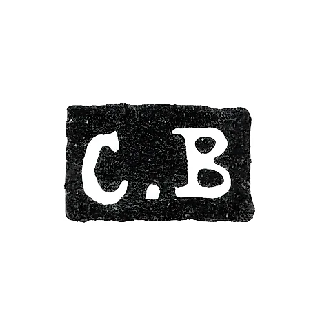 Клеймо мастера Бояновский Карл - Ленинград - инициалы "C.B"