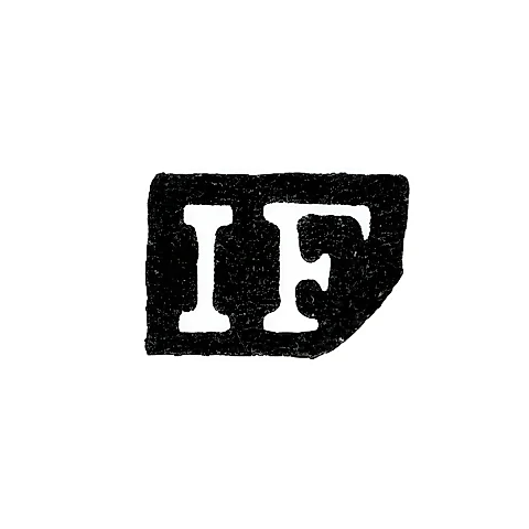 Клеймо мастера Фробергер Иоганн Аугуст Карл - Ленинград - инициалы "IF"