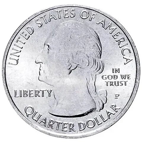 25 Cents 2017, P, Ozark [USA] — 1