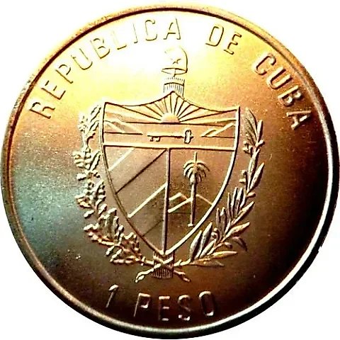 1 Peso 2004, Iberian Fauna - Wolf [Cuba] — 1