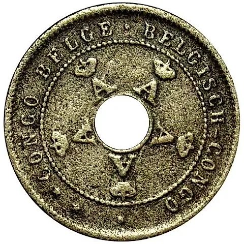 5 Centimes 1925 [Democratic Republic of the Congo / Belgian Congo] — 1