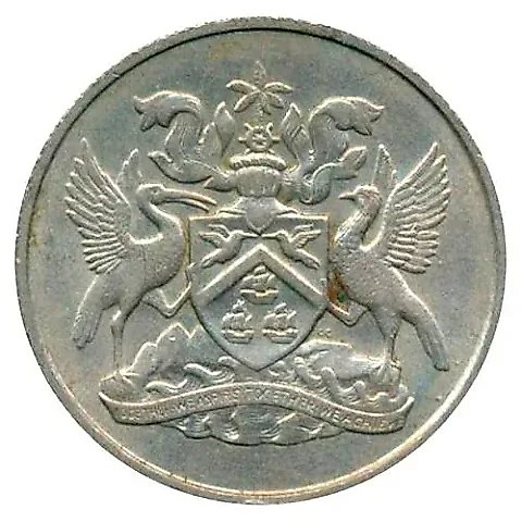 25 Cents 1971, No Mint Mark [Trinidad and Tobago / Trinidad] — 1