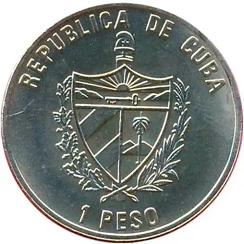 1 Peso 2004, Spanish Imperial Eagle [Cuba] — 1