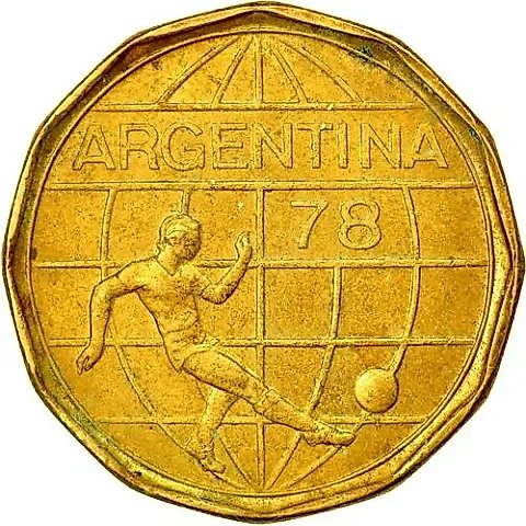 50 песо 1978, Чемпионат мира по футболу, Аргентина 1978 [Аргентина] — 1